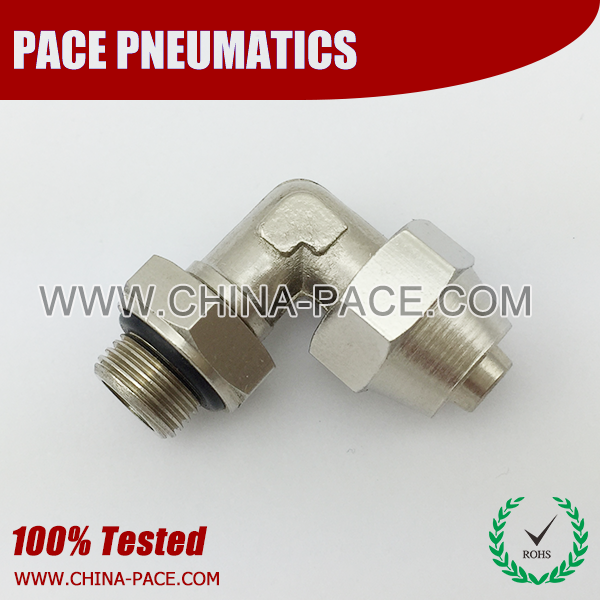 male swivel eblow stainless steel two touch fittings, push on fittings, SUS rapid fittings